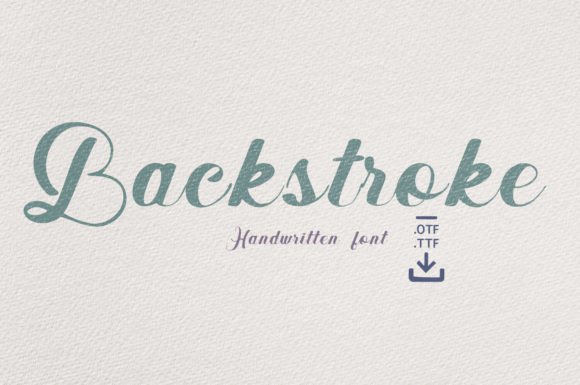 Backstroke: A Timeless Script Font for Editorial Design