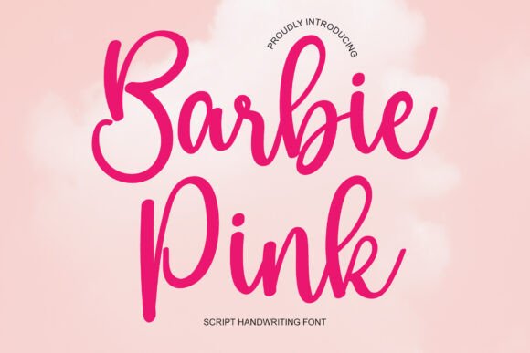 Barbie Pink: A Stylish Script Font for Modern Web Design