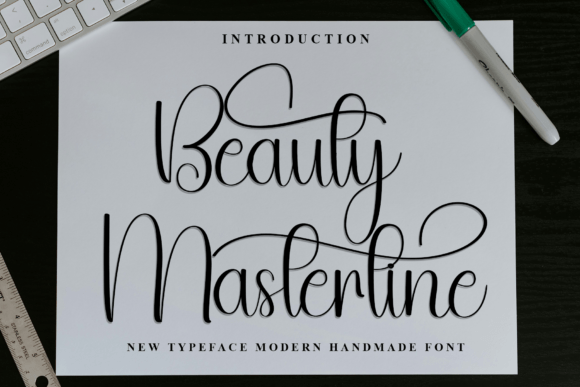 Beauty Masterline: A Font That Elevates Campaigns