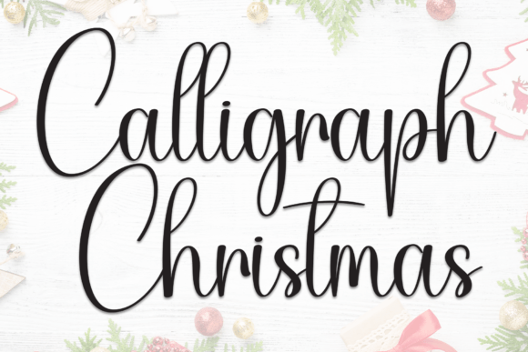 Calligraph Christmas: A Script Font with Heart and Holiday Charm