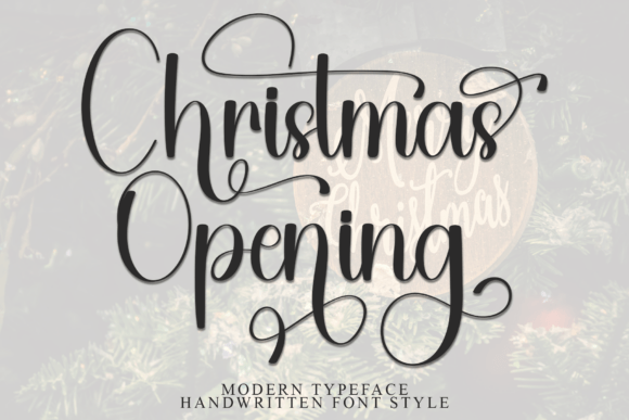 Christmas Opening: A Script Font for Impactful Digital Campaigns
