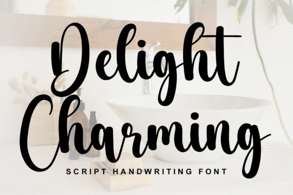 Delight Charming: A Stylish Script Font for Modern Web Design