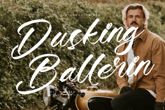 Dusking Ballerin – A Modern Script Font for Web Design