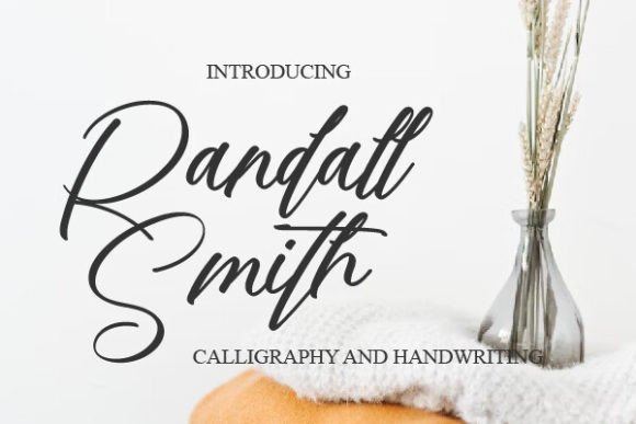 Enhance Your Brand with the Elegant Randall Smith Font