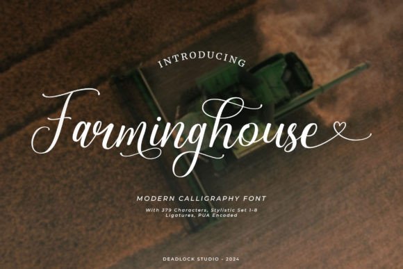 Farminghouse: A Versatile Script Font for Creative Crafters