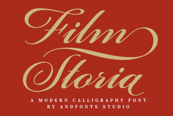 Film Storia: A Stylish Font for Handmade Creations