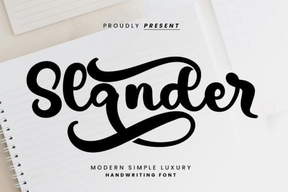 Font That Speaks Volumes: Slander for Branding