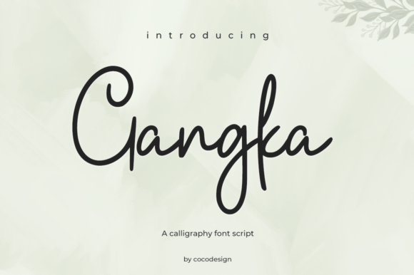 Gangka Script: A Font That Elevates Your Brand