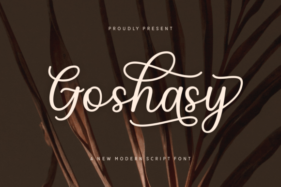 Goshasy Script Font for Handmade Creations