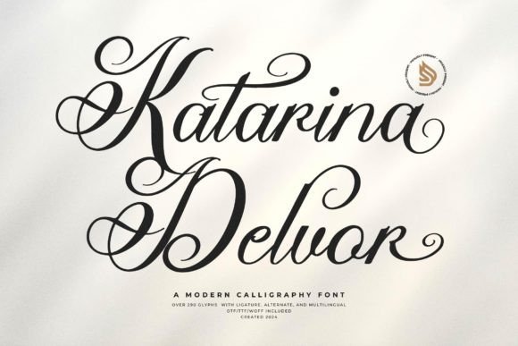 Katarina Delvor: A Modern Script Font for Stronger Campaigns