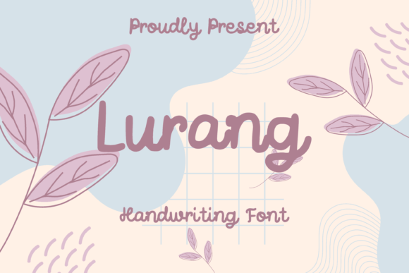 Lurang: A Script Font for Editorial Elegance
