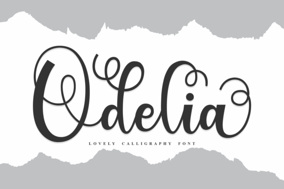 Odelia: A Script Font for Editorial Design