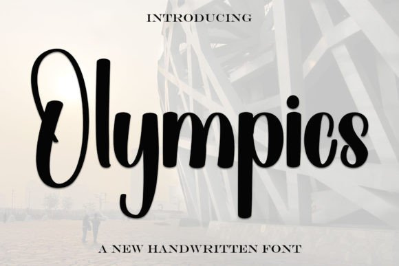 Olympics Font: A Timeless Handwritten Typeface for Modern Design