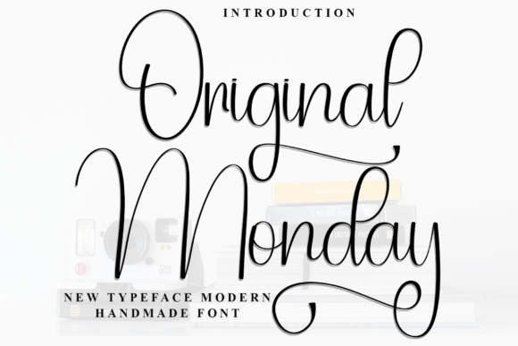 Original Monday: A Timeless Script Font for Editorial Design