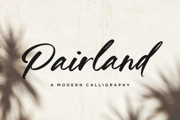 Pairland: A Script Font for Modern Web Design