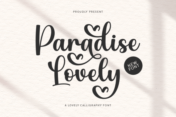 Paradise Lovely: A Script Font for Memorable Branding